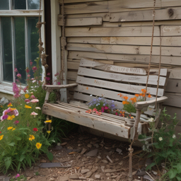 Empty Porch Swing