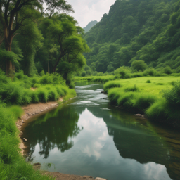 美丽的富水河