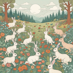 Bunnies in the Meadow