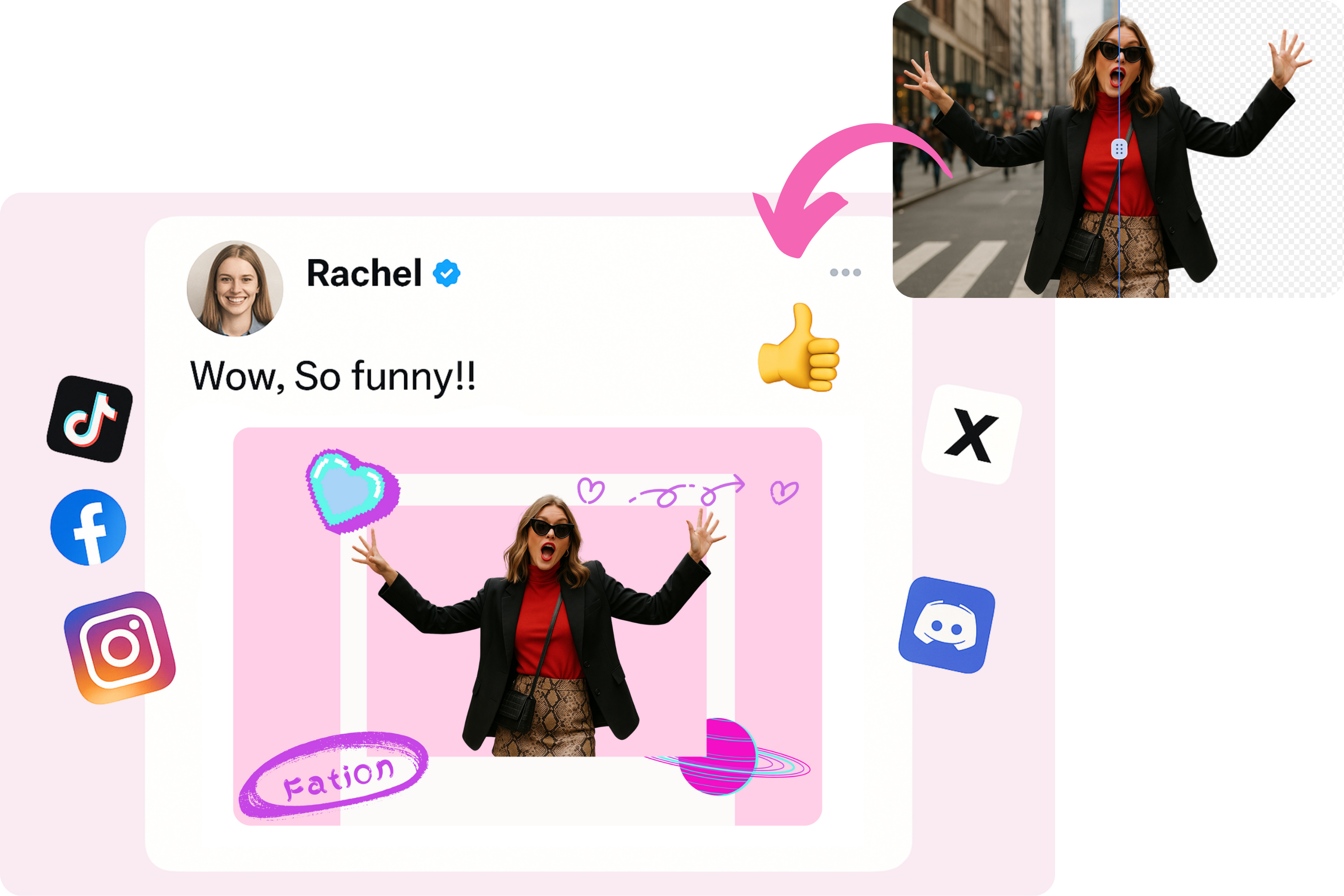 High-Quality PNG Output with Transparent Background