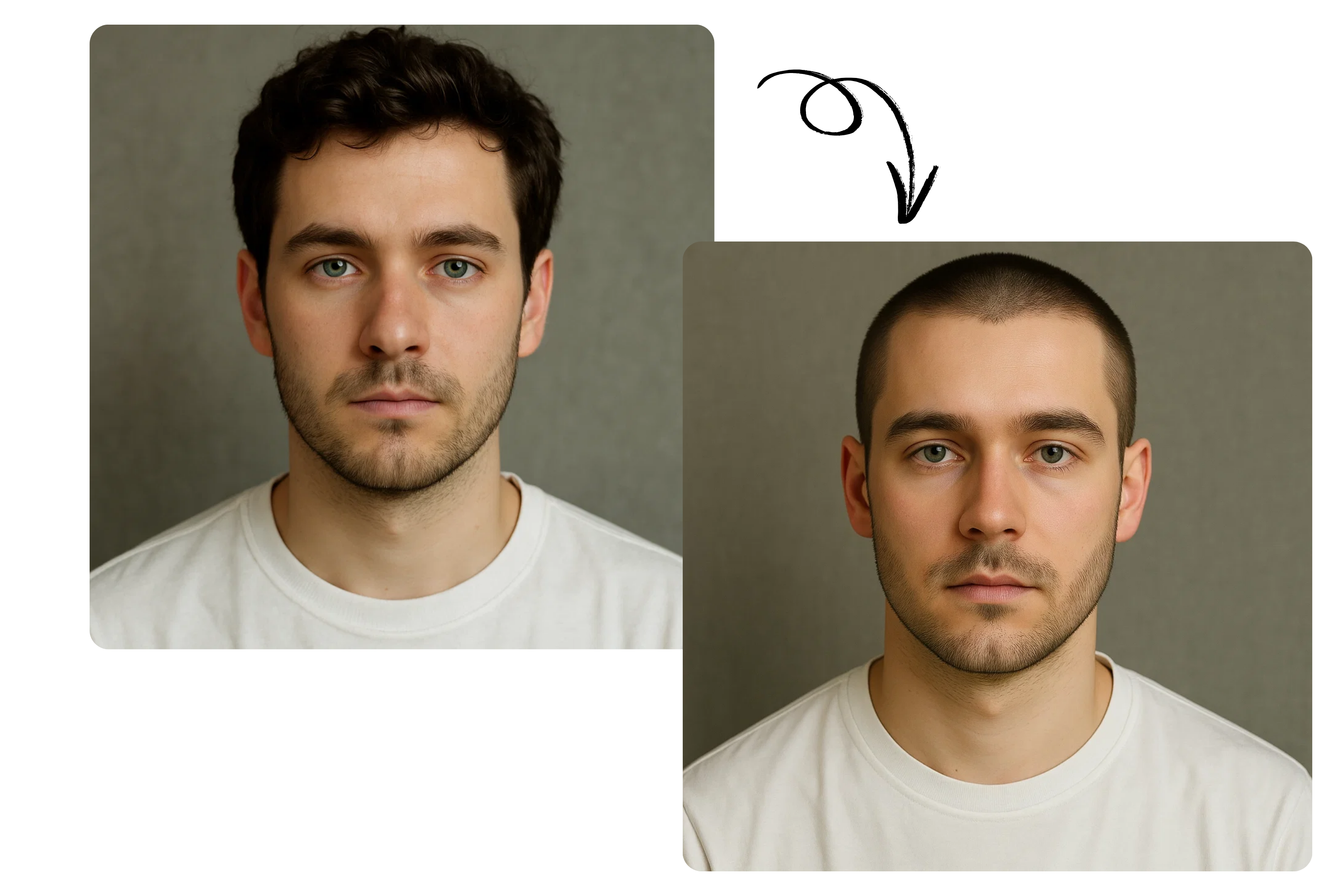 AI Buzzcut Filter