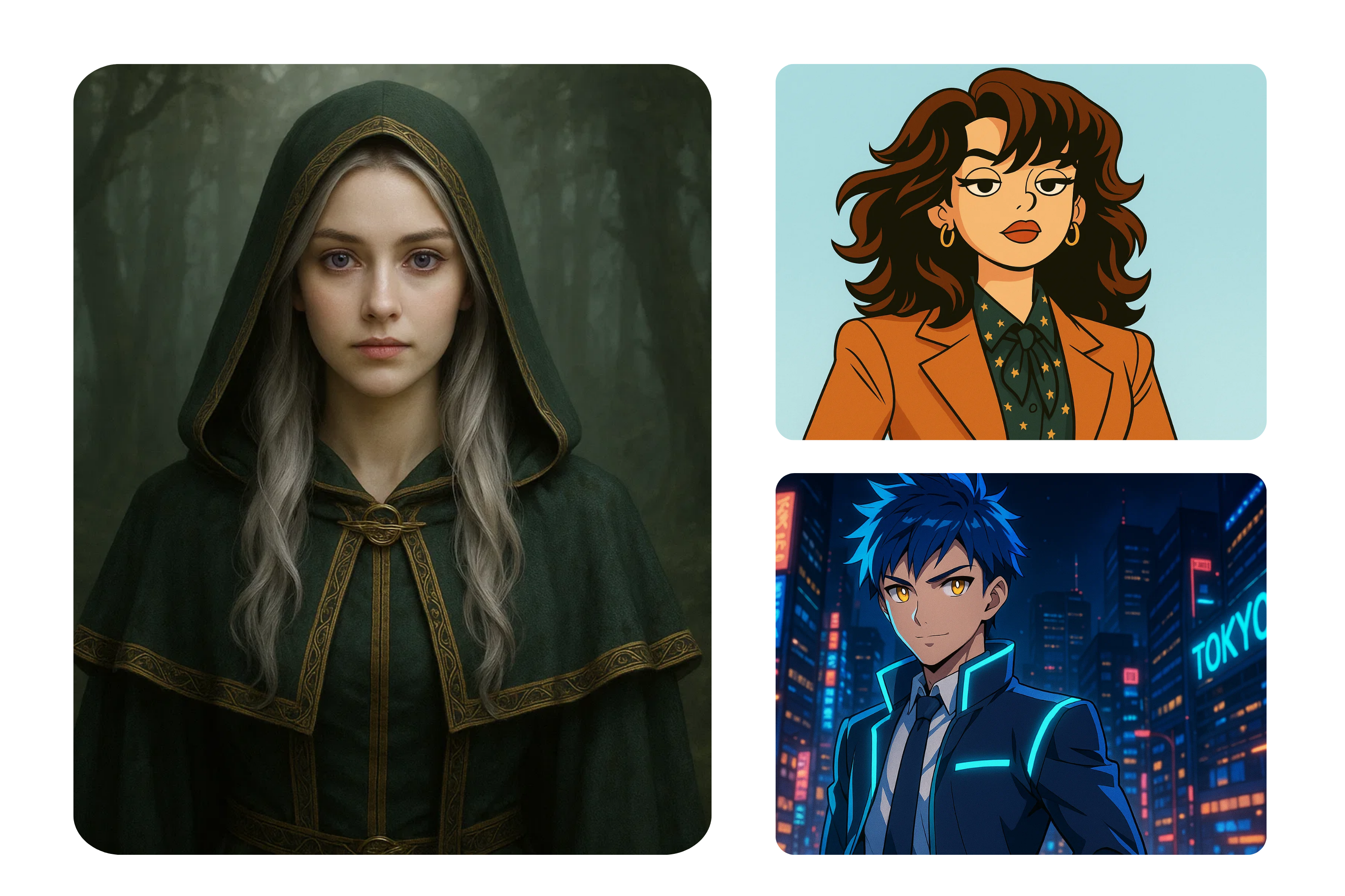 🎨 Multiple Art Styles to Explore