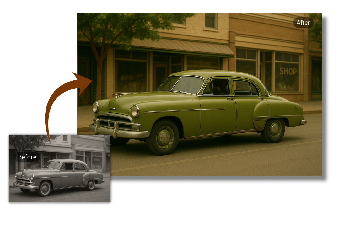 Restore Old Memories with Vivid New Tones