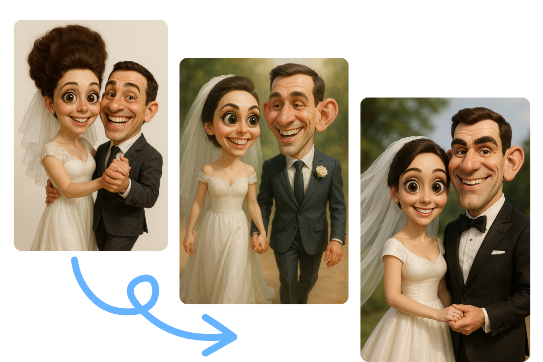Free Wedding Caricature Maker