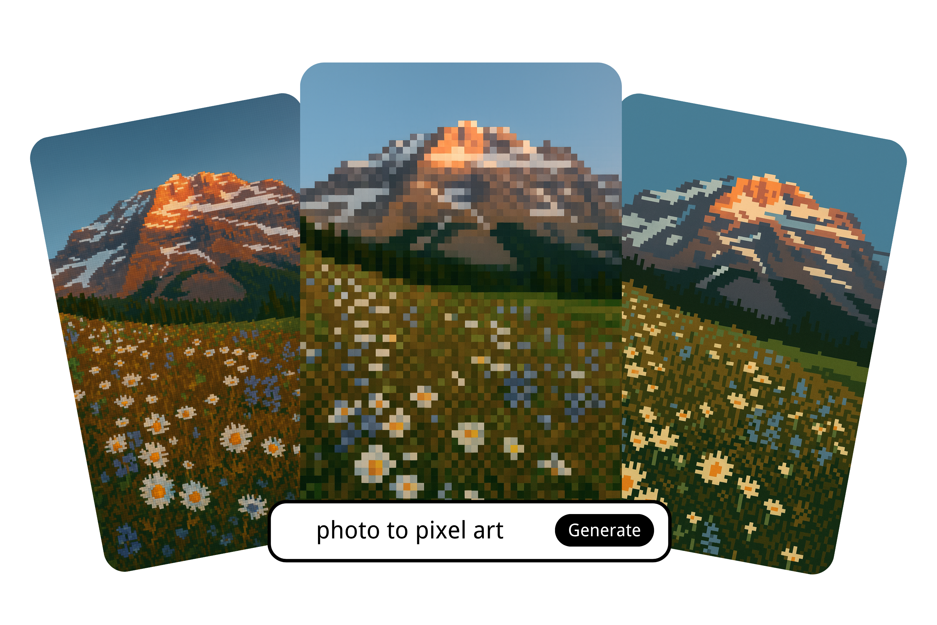 🎨 Multiple Styles and Pixel Sizes