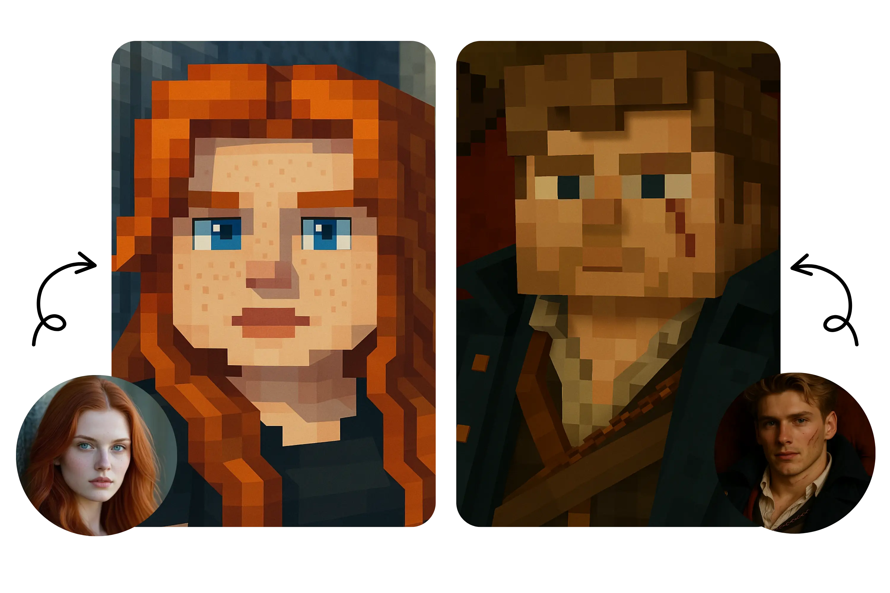 🎮 Create Your Own Minecraft-Style Avatar