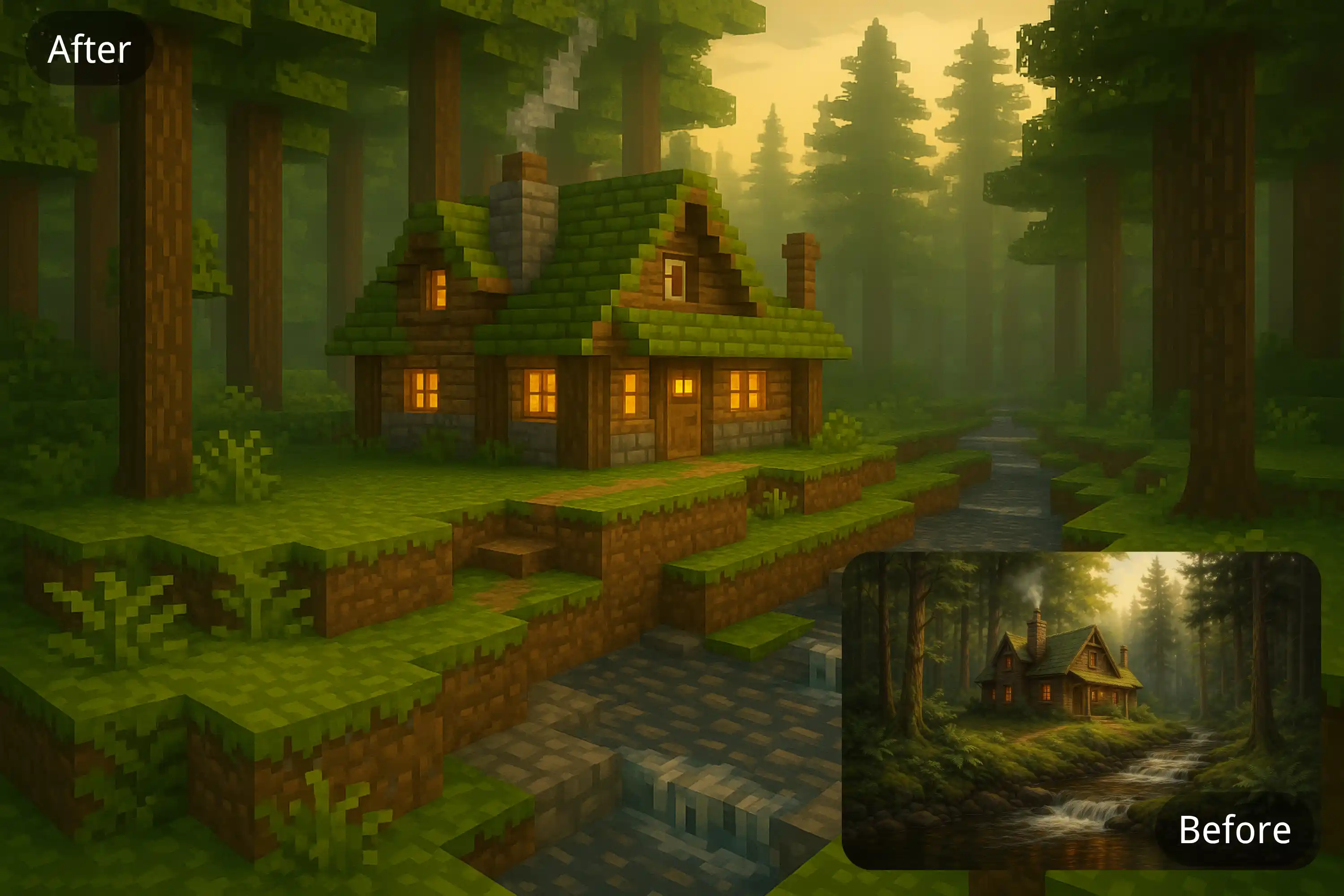 🏗️ Visualize Real Buildings as Minecraft Creations