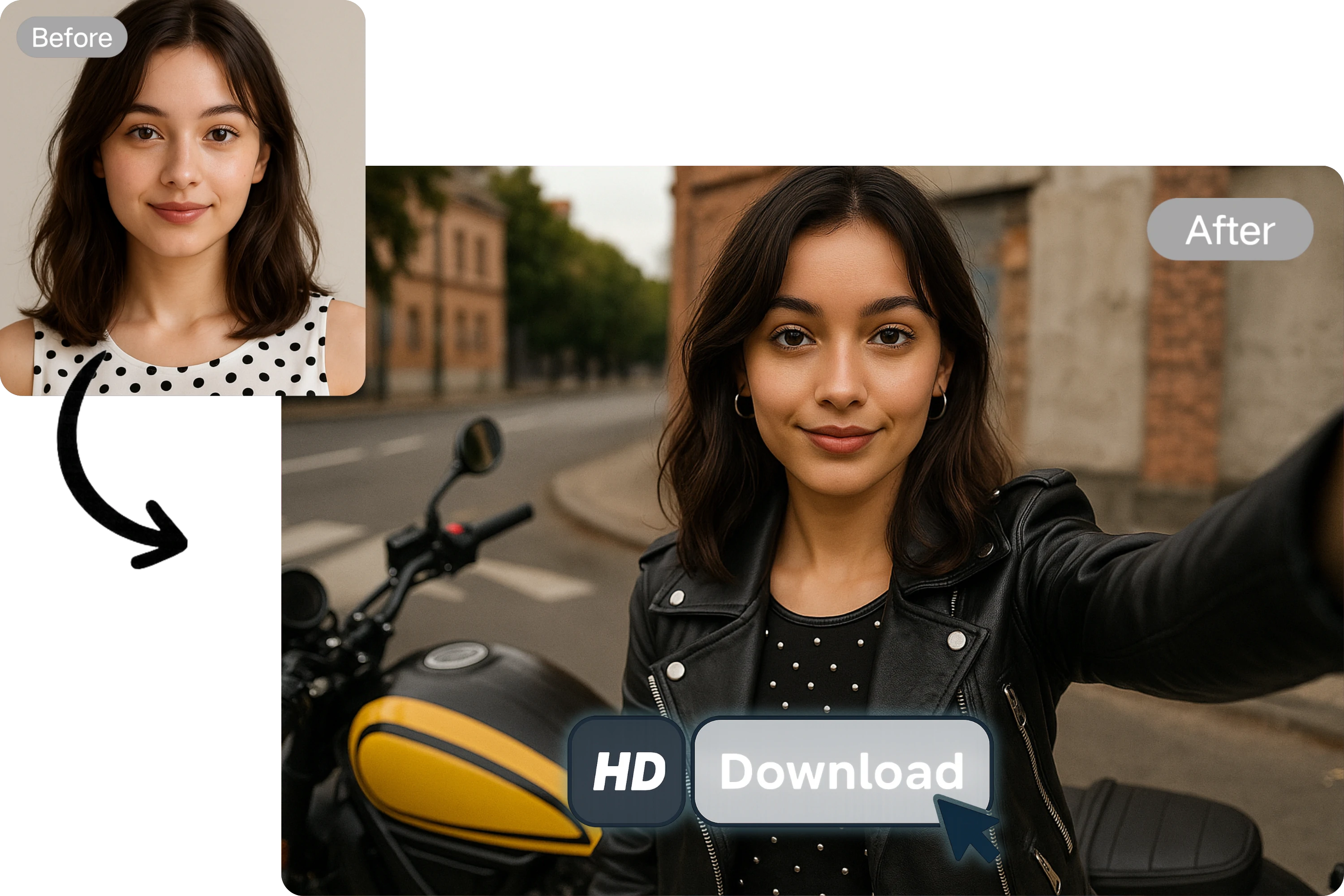 User-Friendly One-Tap AI Selfie