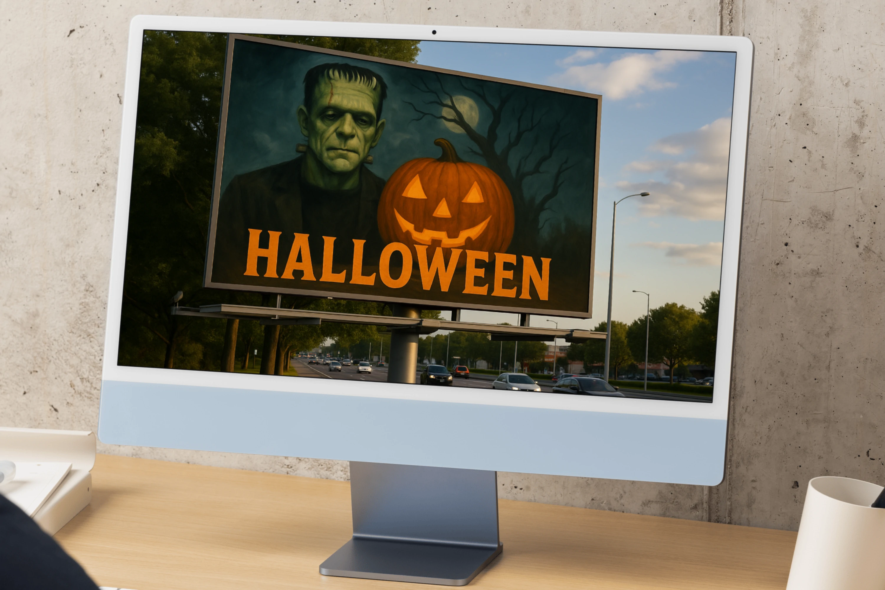 Halloween-Themed Marketing Materials