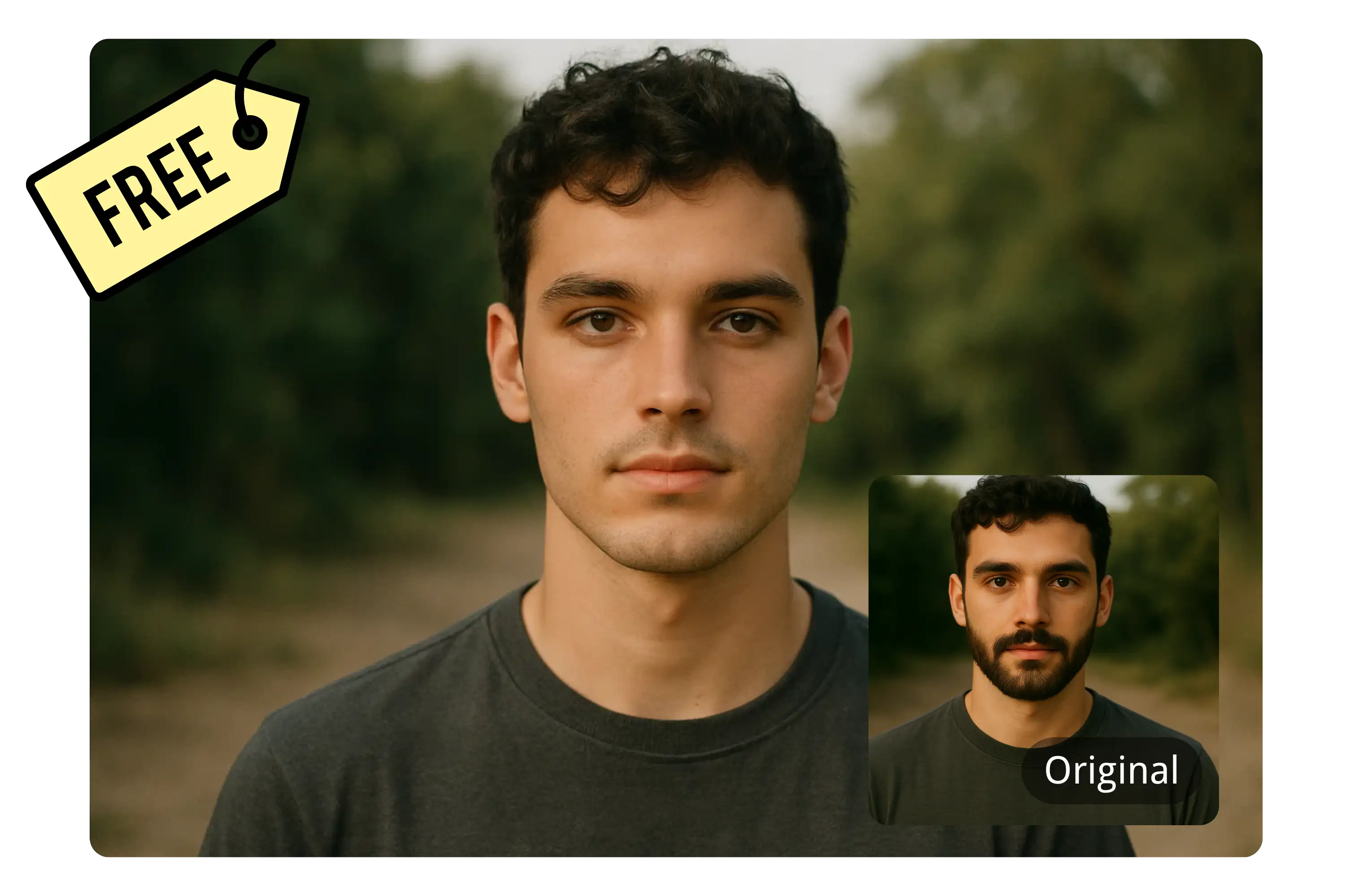 Prueba Gratis, Herramienta de Eliminación de Barba Sin Registro