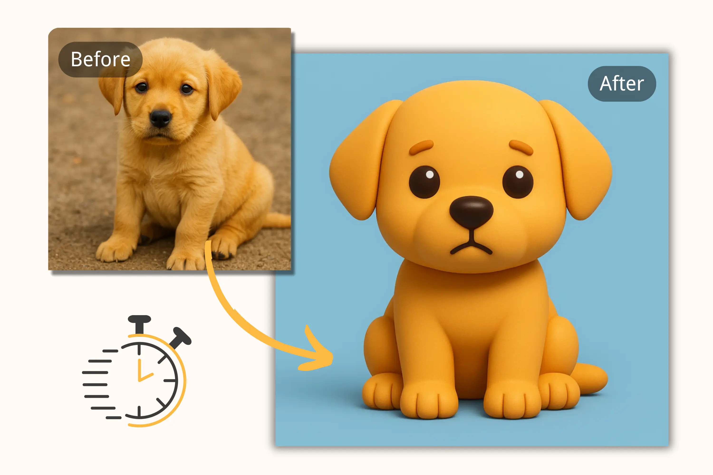 Instant 3D Icon Generation