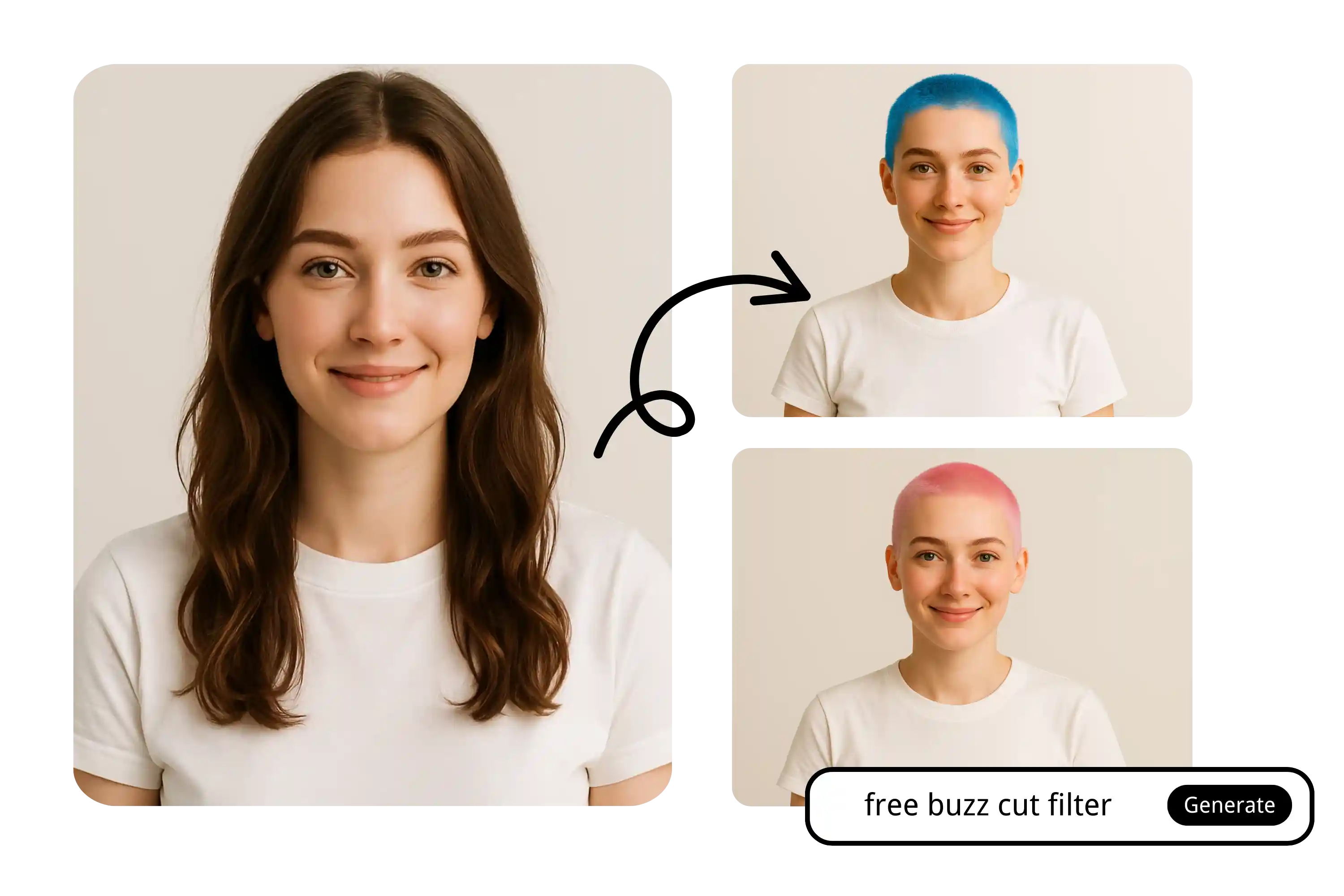 Diversos Estilos de Corte Buzz