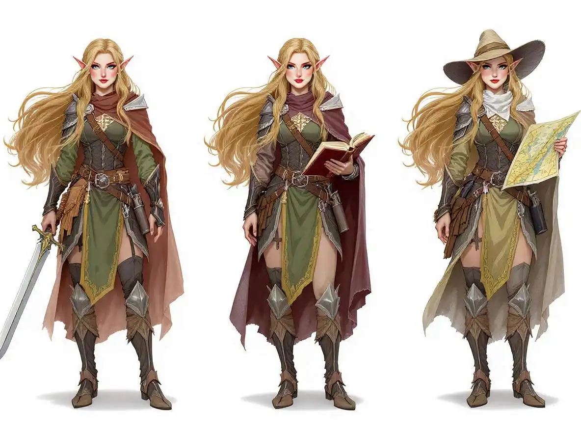 Consistent AI Fantasy Character Generation