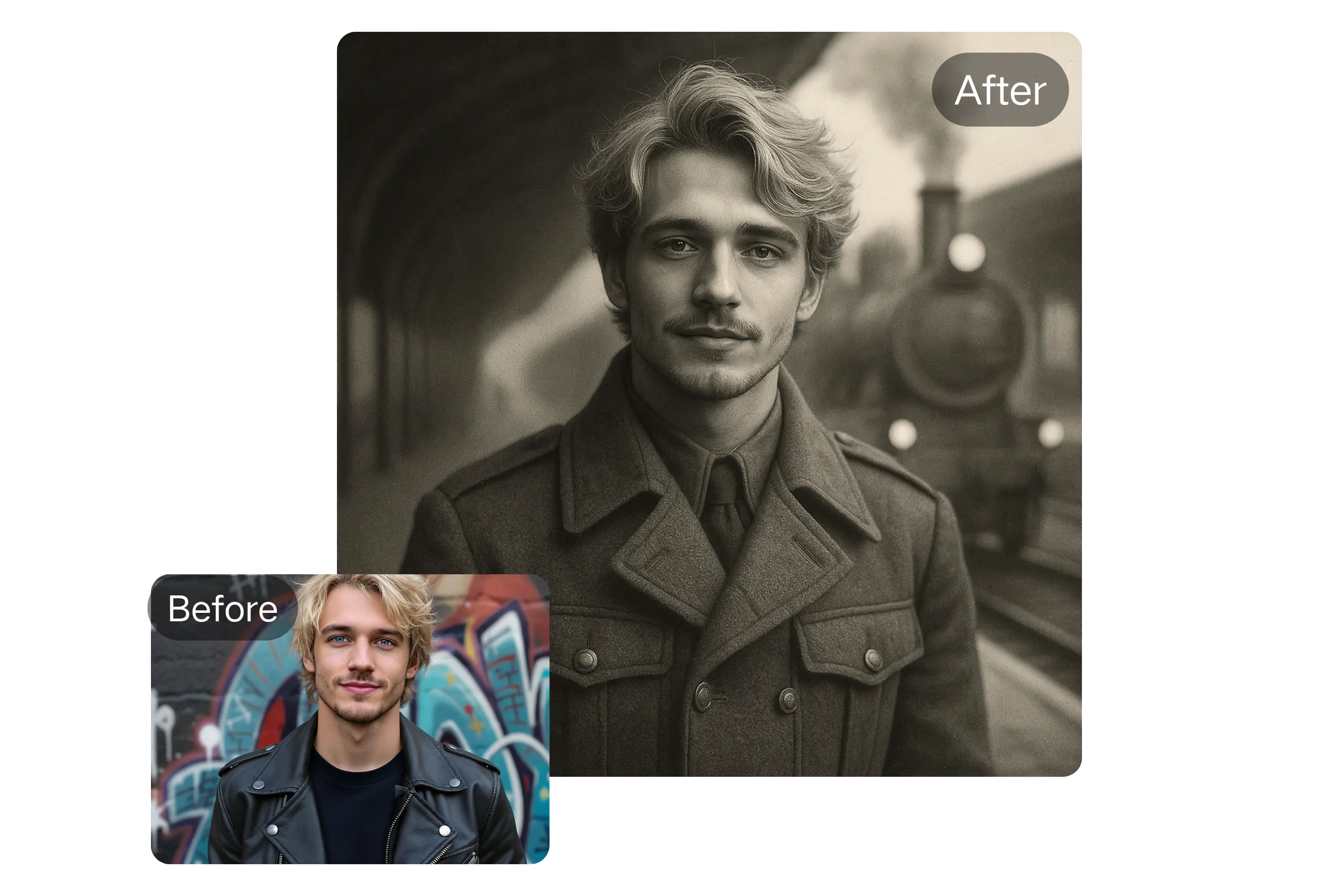 AI Retro Character Portraits