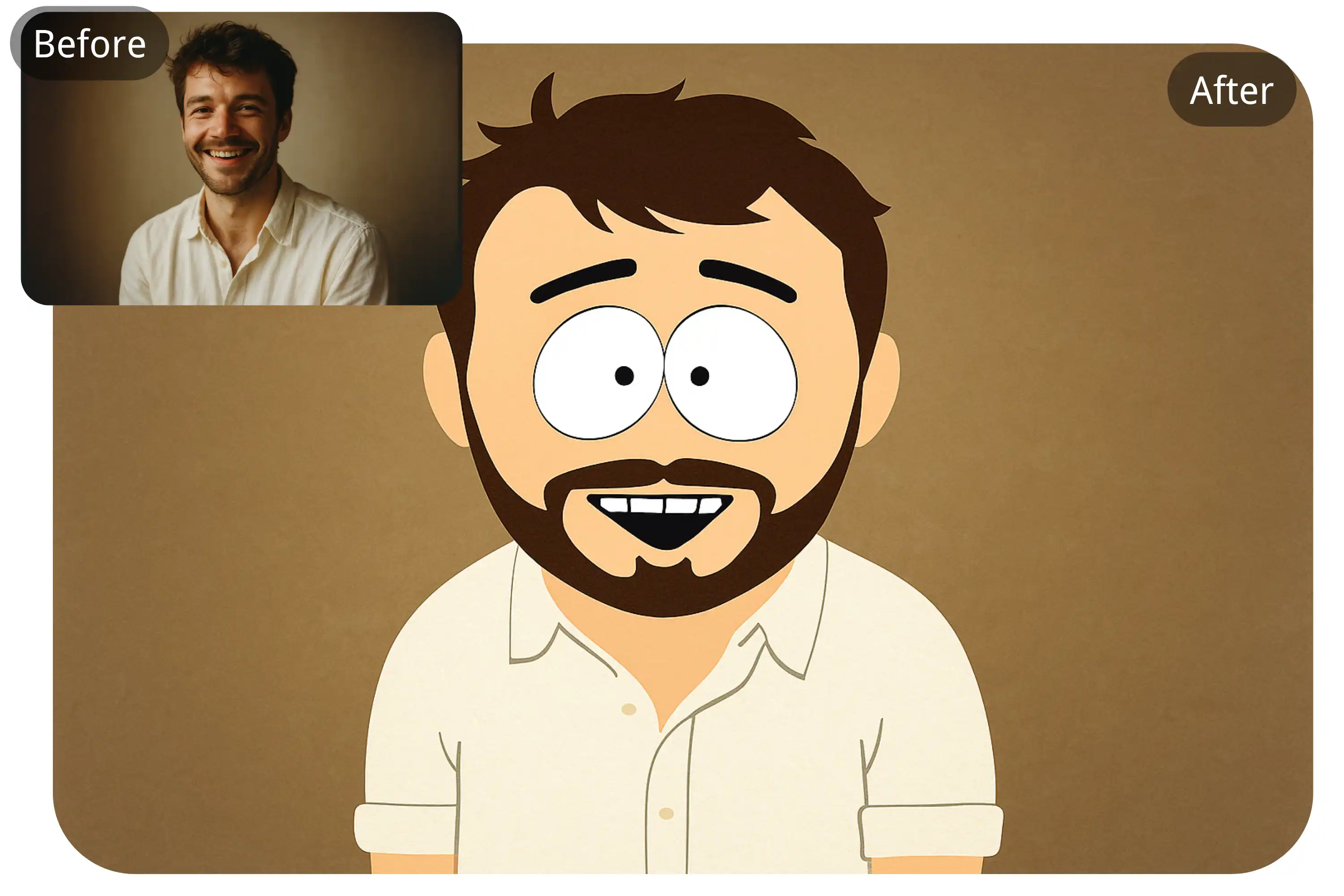 🖼️ Photo-to-South Park Character Conversion