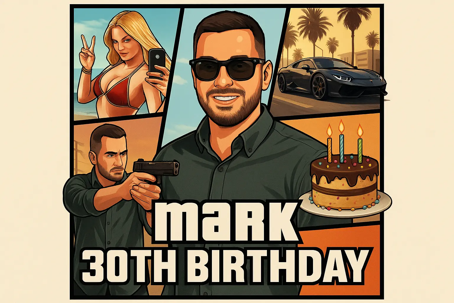 Create customized GTA portraits