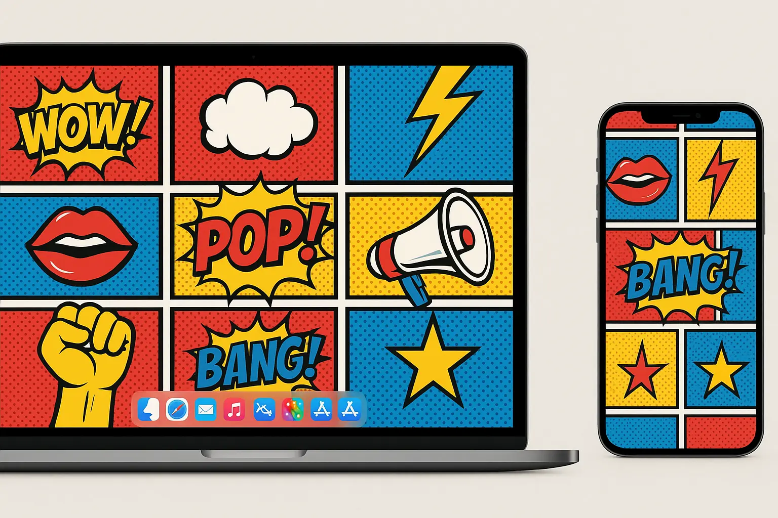 Pop Art Hintergrundbilder