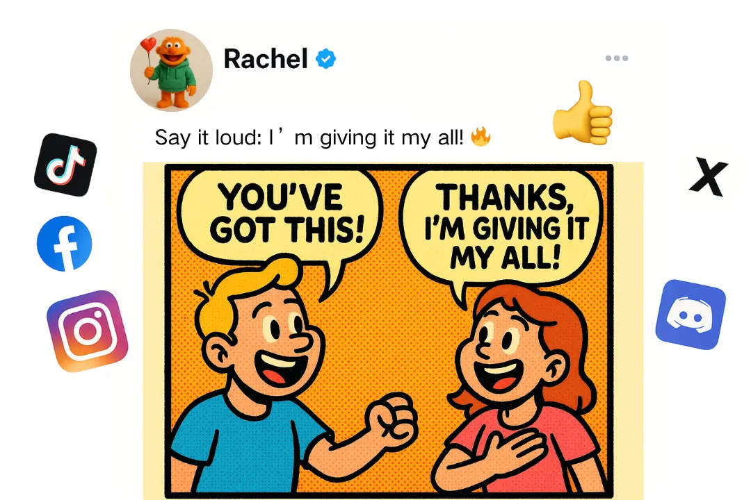 📱 Turn Text into Comics for Social Media Impact