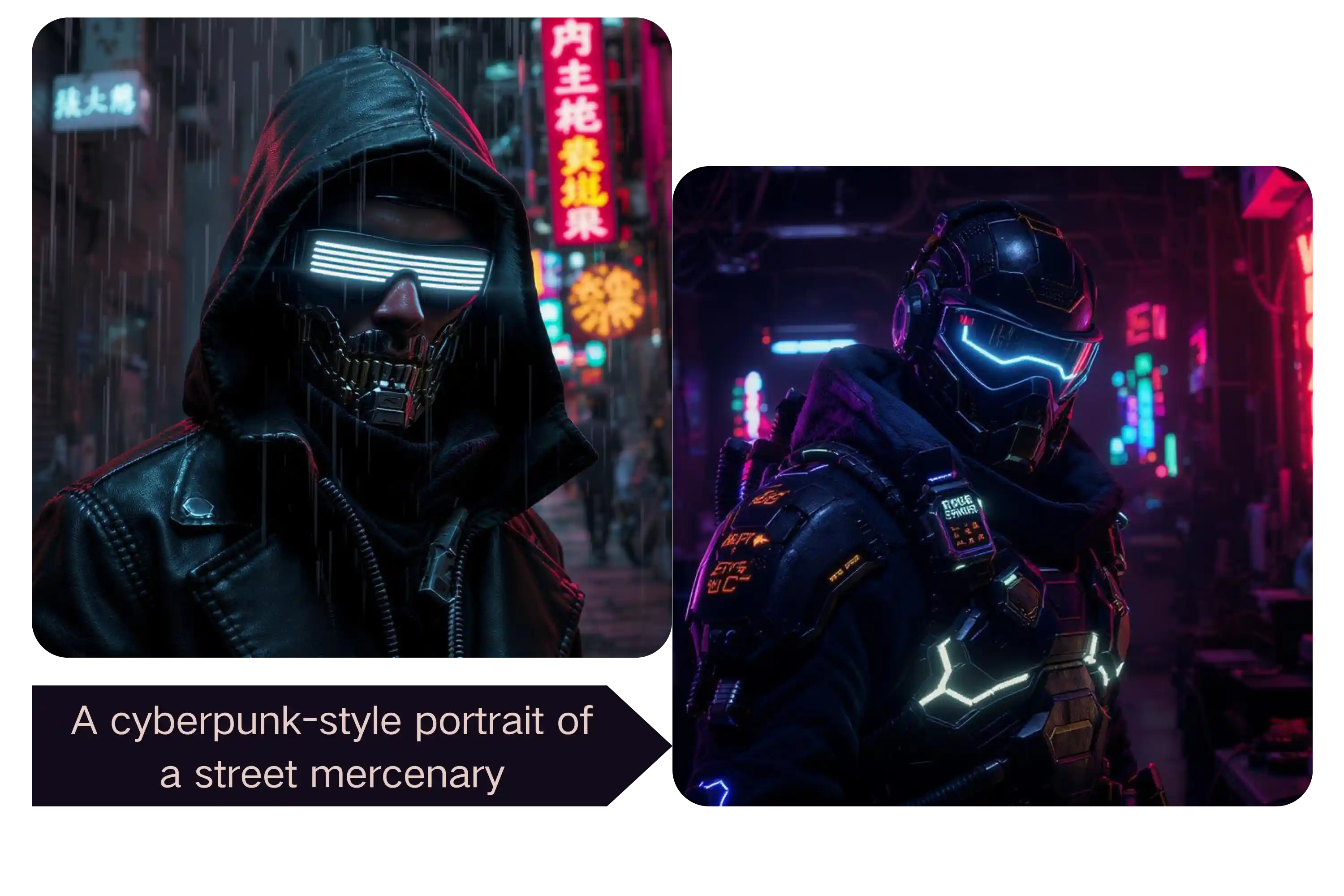 AI-Powered Text-to-Cyberpunk Portraits