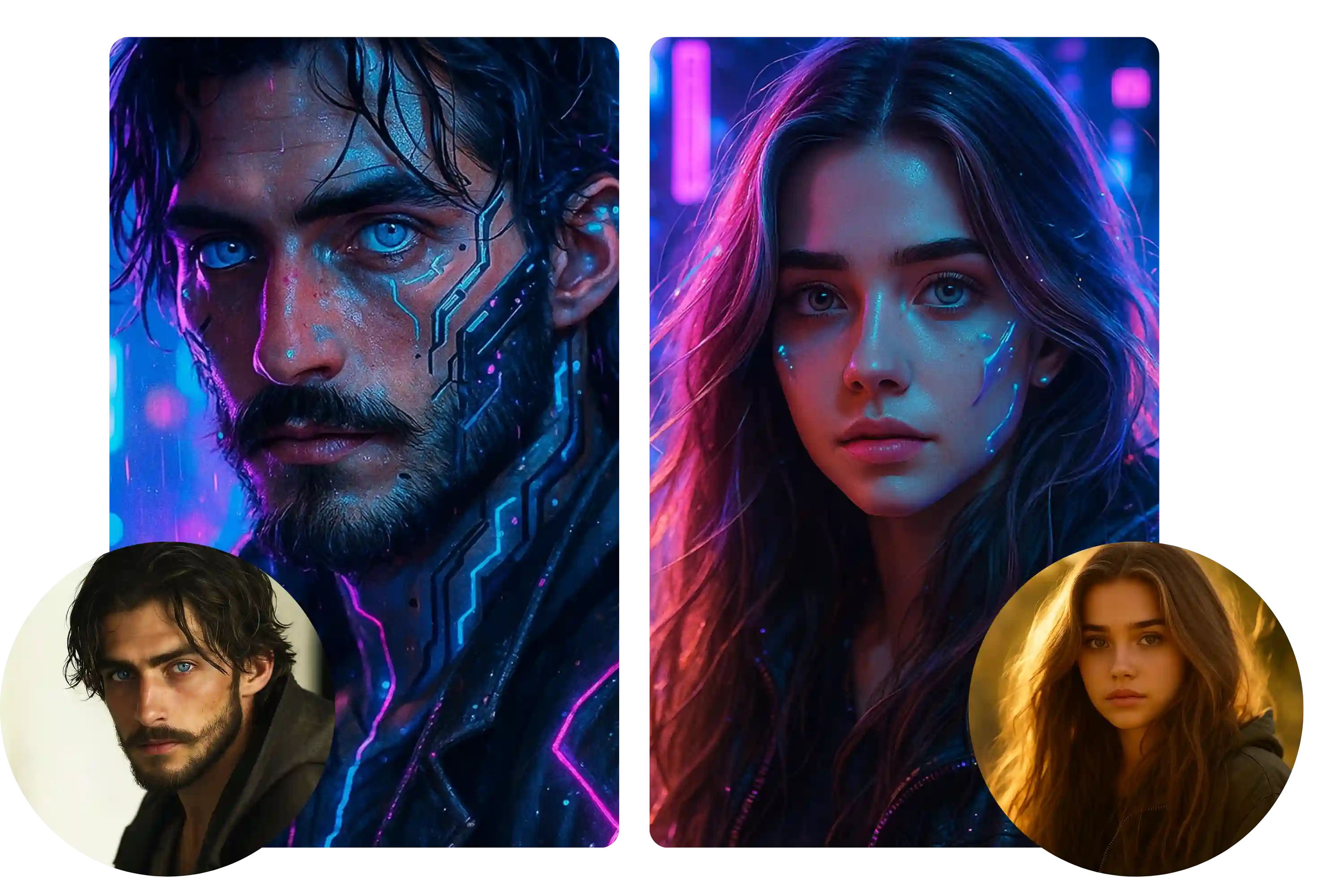 Photo-to-Cyberpunk AI Filter