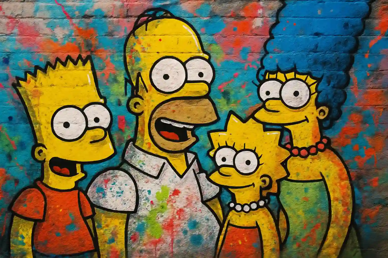 Simpsons Street Art