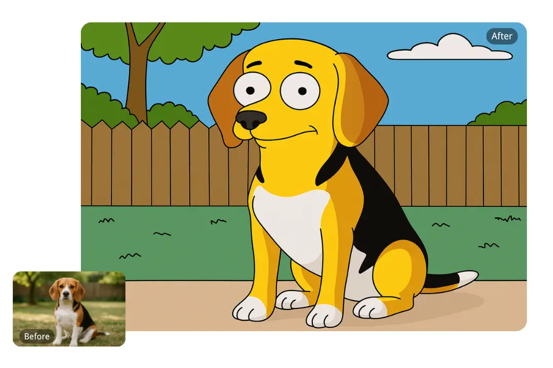 Simpsons-Haustierporträts