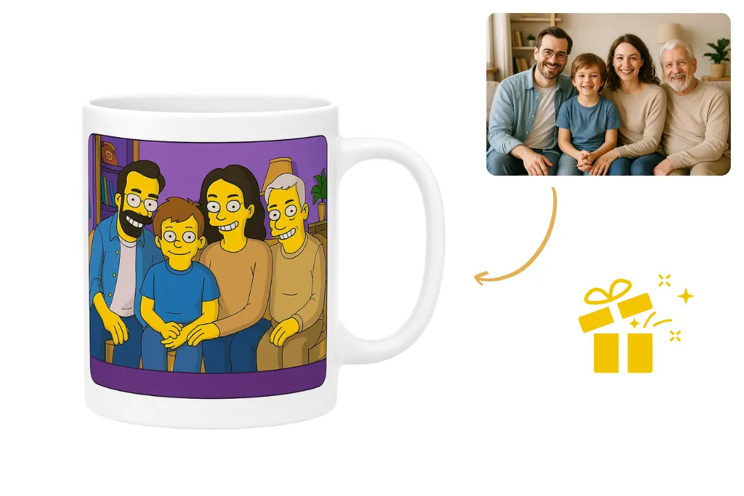 Foto zu Simpsons für personalisierte Geschenke