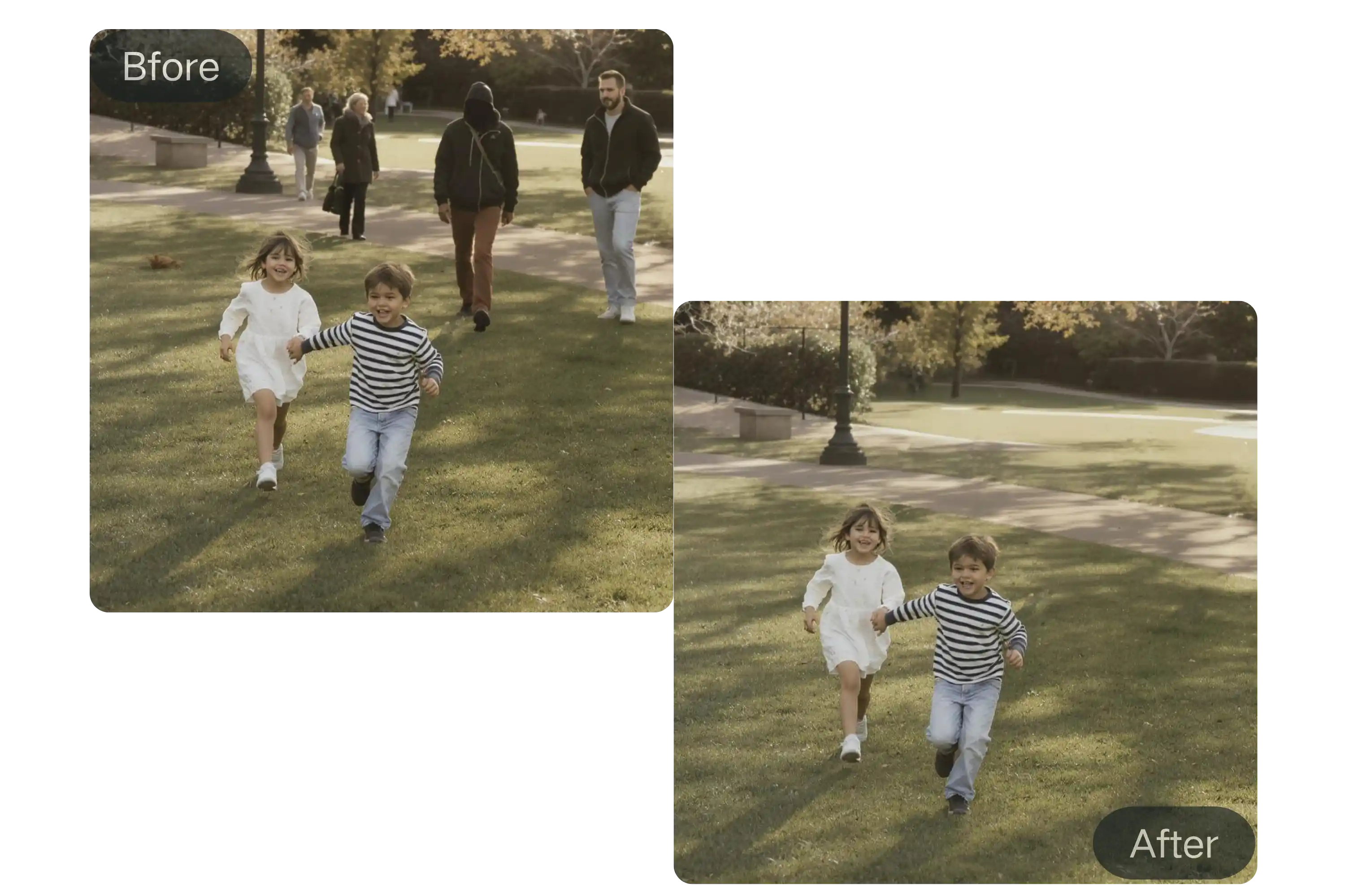 Protect Privacy Using a Background Person Remover AI