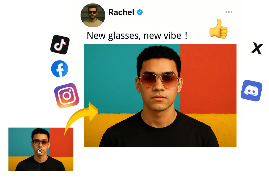 Des lunettes IA pour vos réseaux sociaux