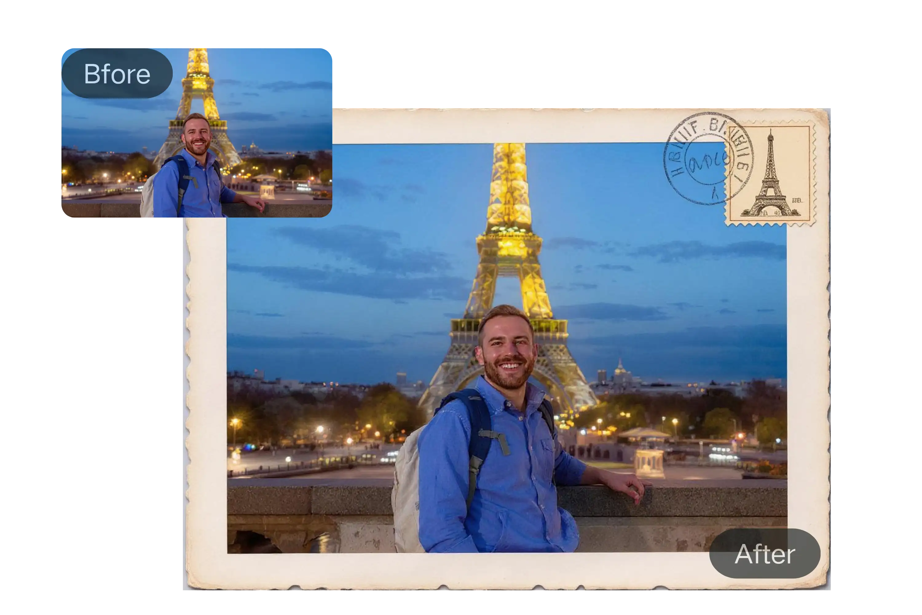 Éditeur de cadre photo en ligne gratuit – Aucun compte requis