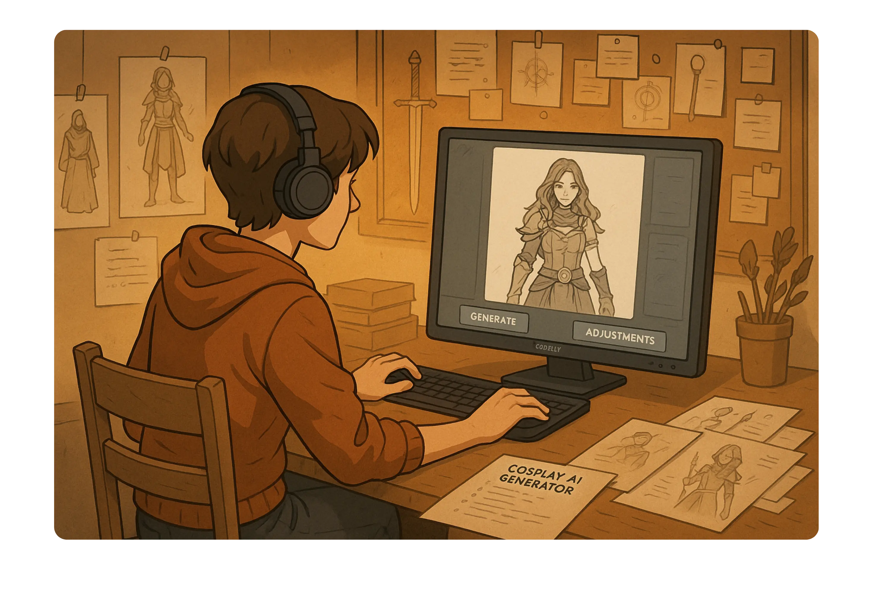 Desarrollo de Personajes: Inspiración de Juegos y Novelas