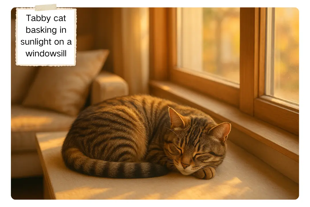 Imágenes Realistas de Gatos con IA en Entornos Acogedores