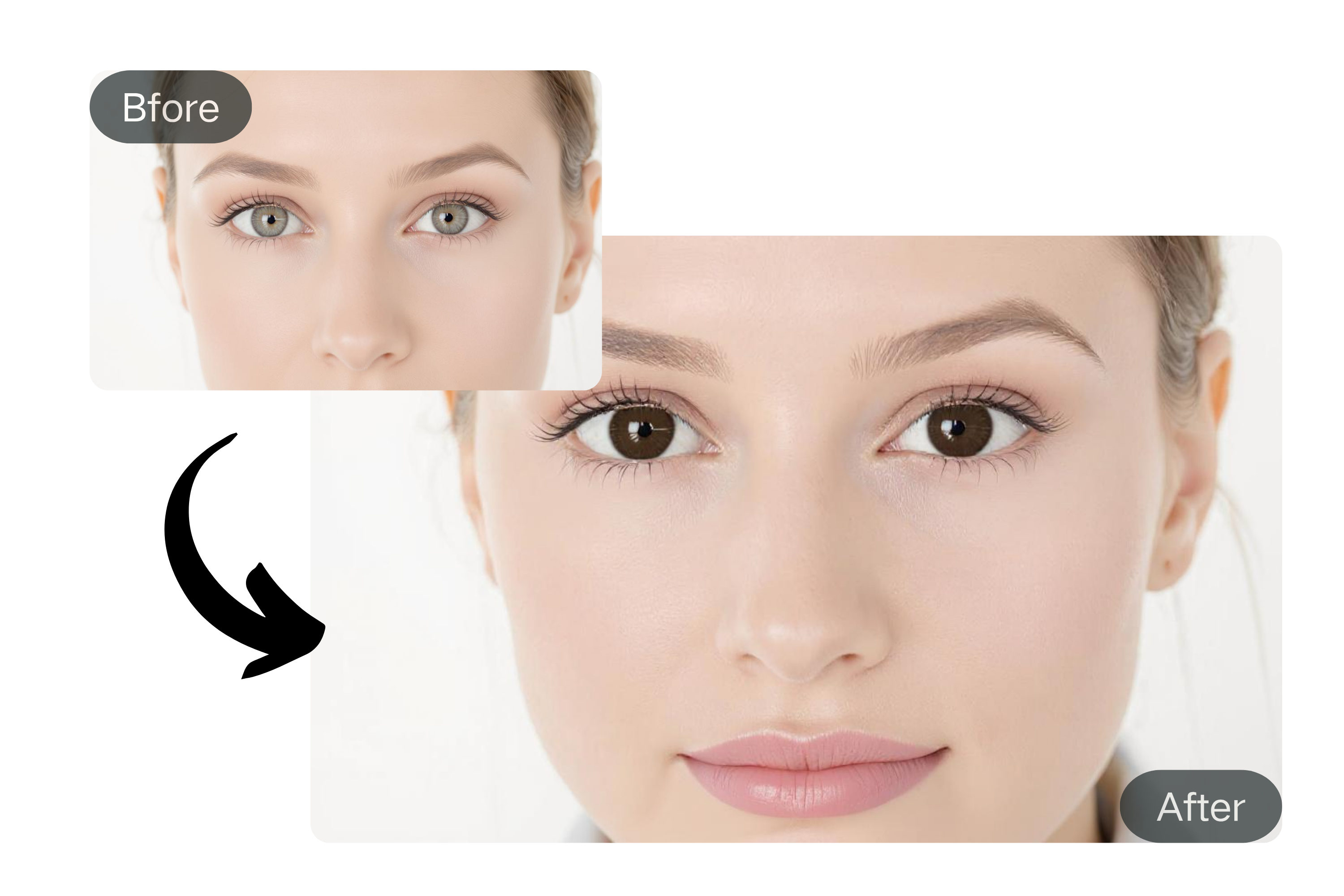 Explore New Makeup Looks with FluxAI Eye Color Editor