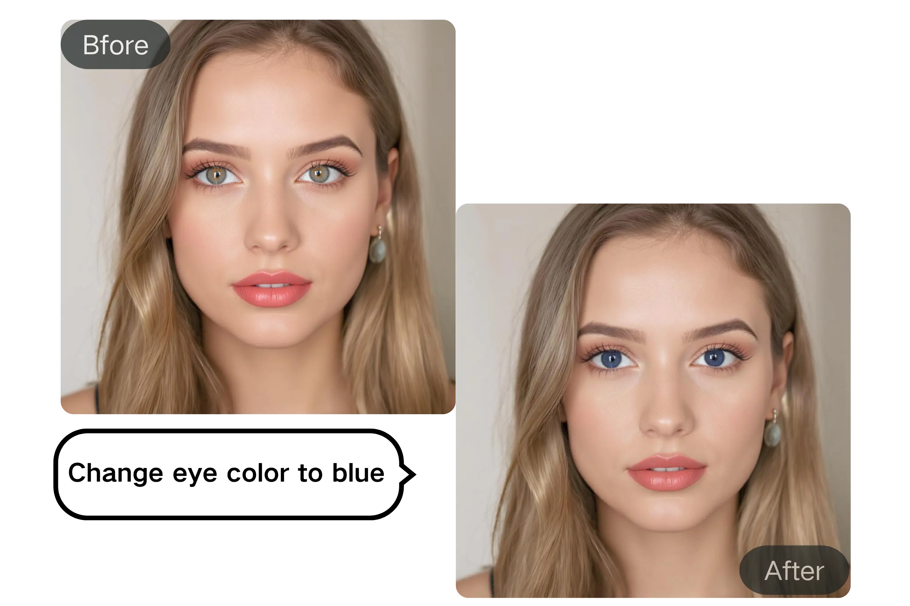 AI-Driven Intelligent Eye Color Changing