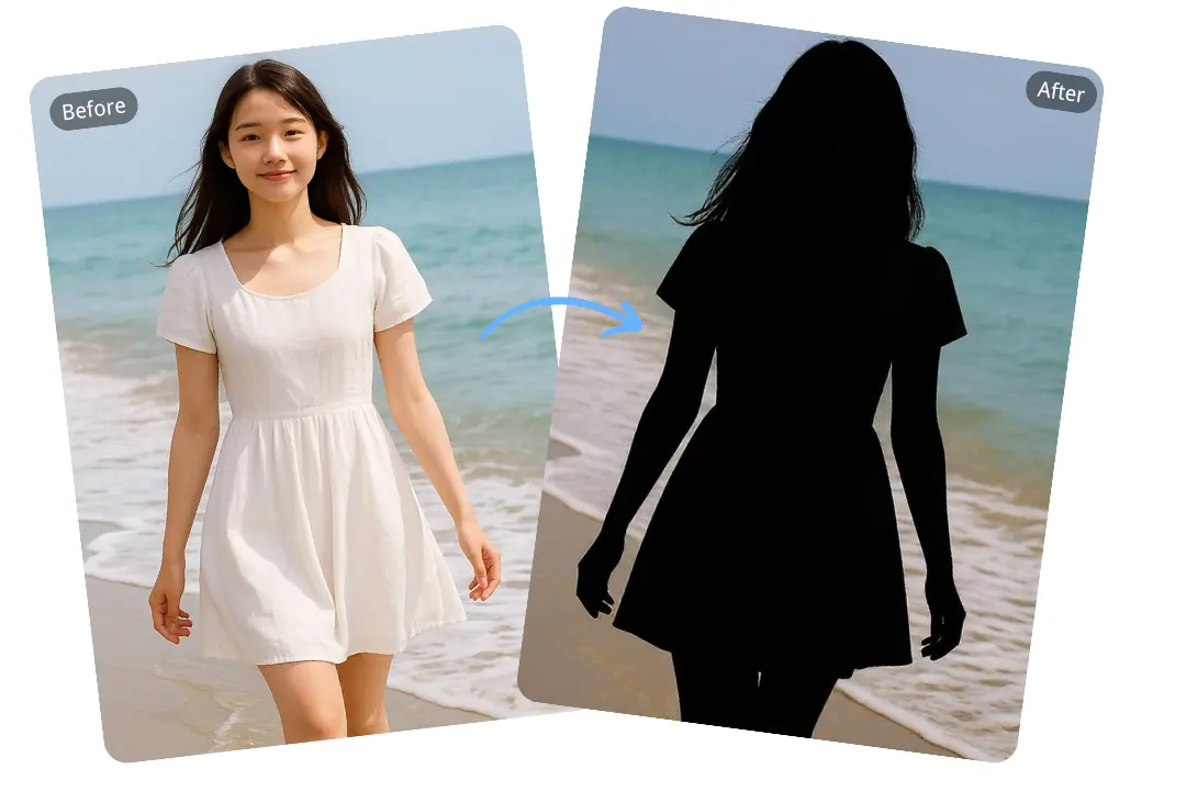 Effortlessly Create Black and White Silhouettes from Your Photos