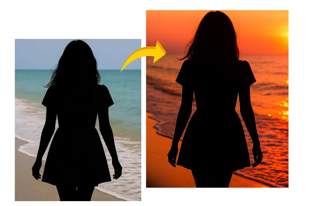 Customizable Photo Silhouette Editor