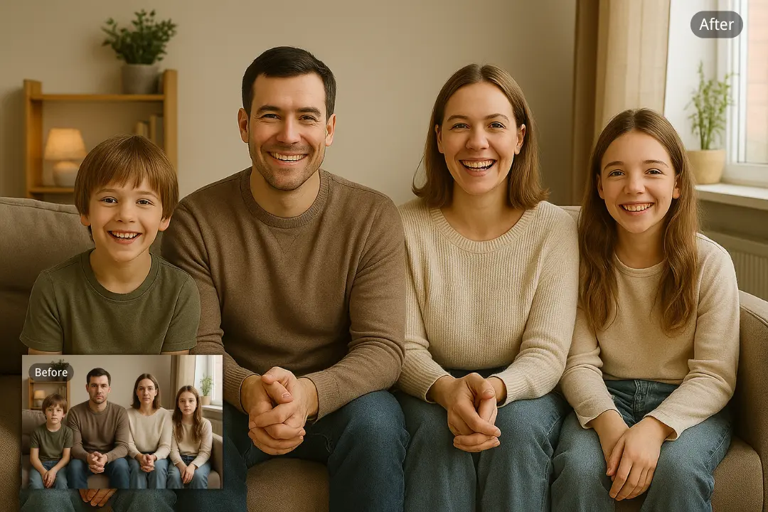 Secure Smile Filter Online for Family Photos