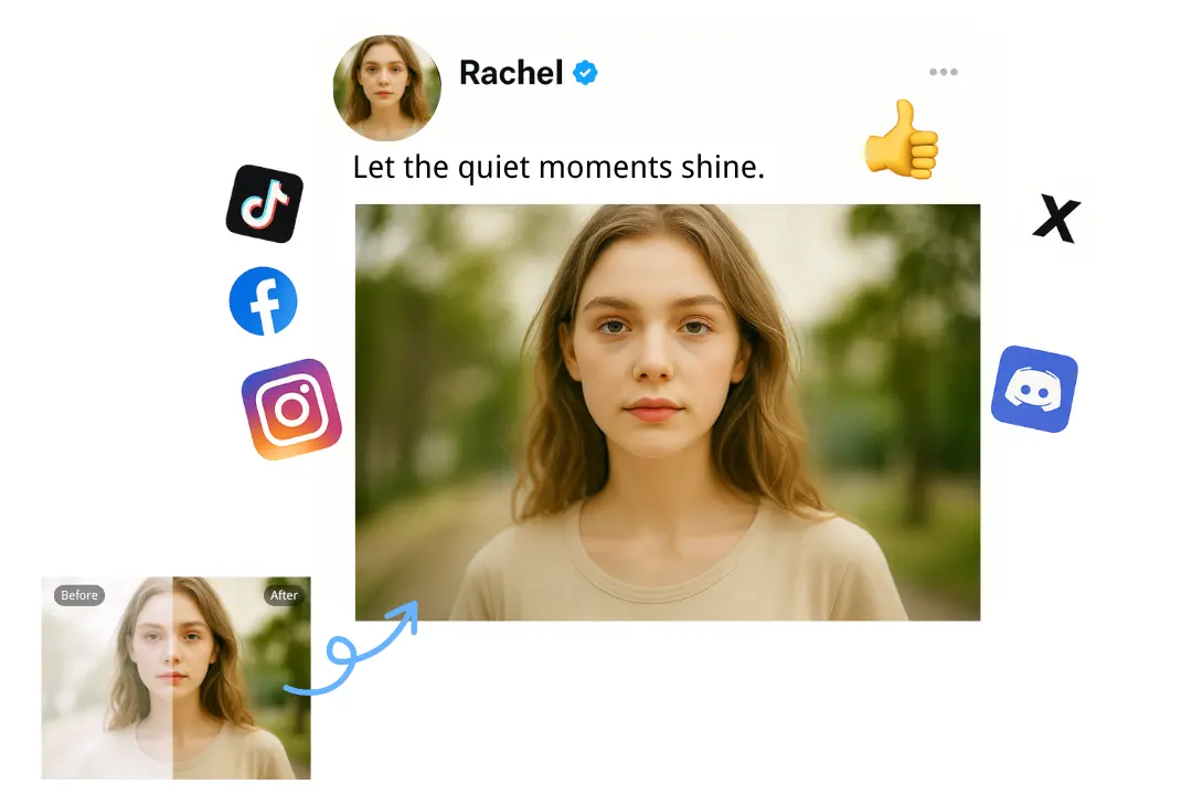 Color Correction for Overexposed Portraits