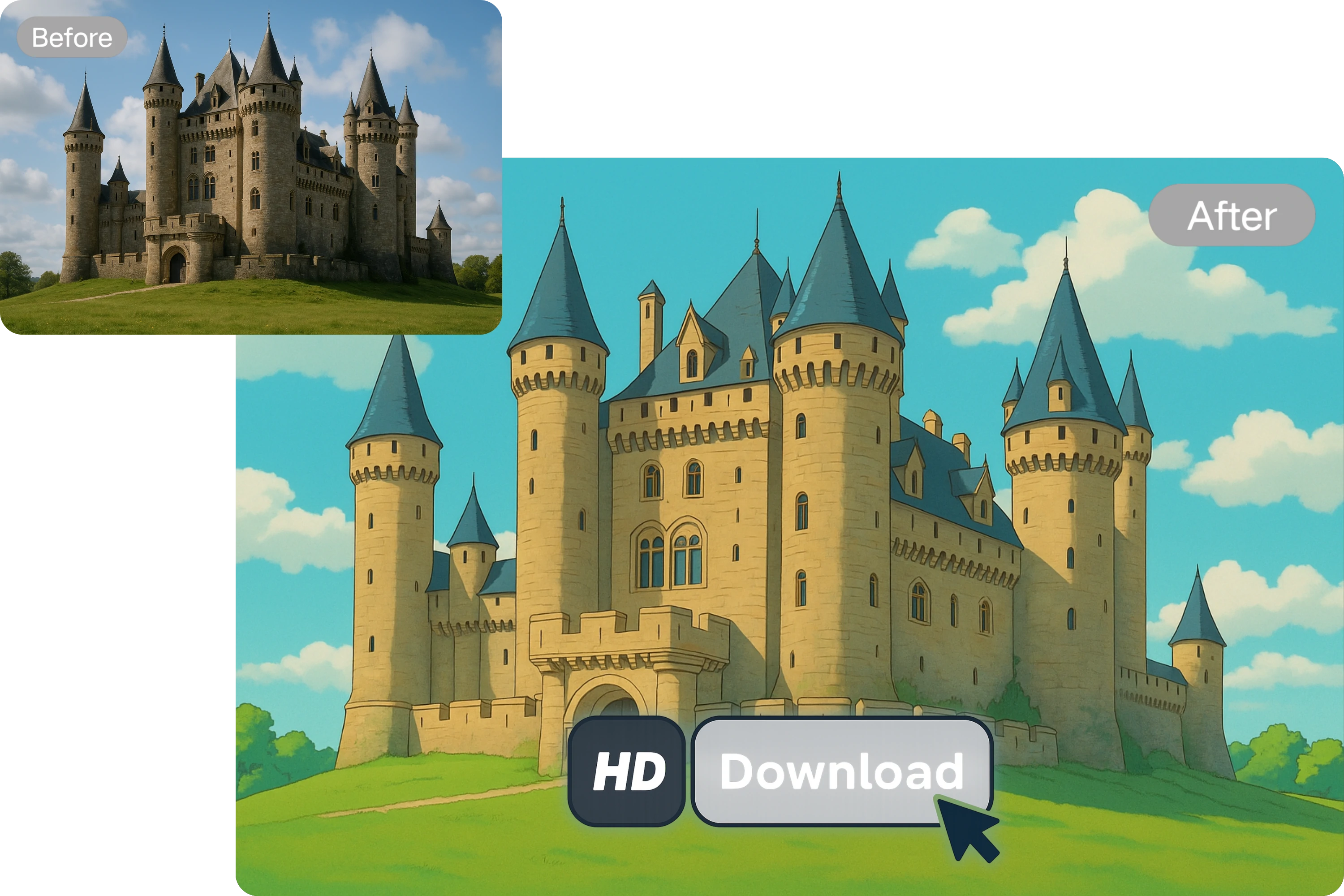 Transform Photos into Ghibli Art