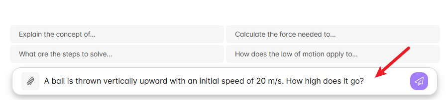 Step 1: Submit Your Question on LearnFast AI