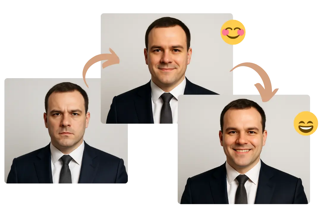 Craft the Perfect Headshot with Custom AI Smile Filter