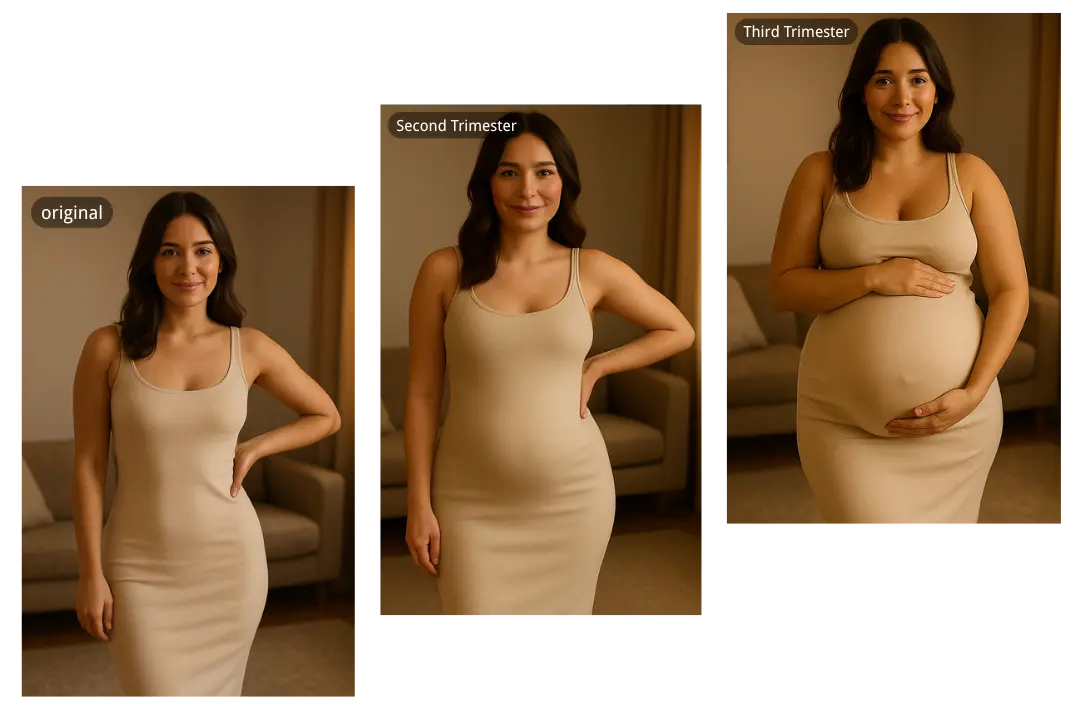 Personalize Your Pregnancy Bump with Free AI Pregnancy Filter
