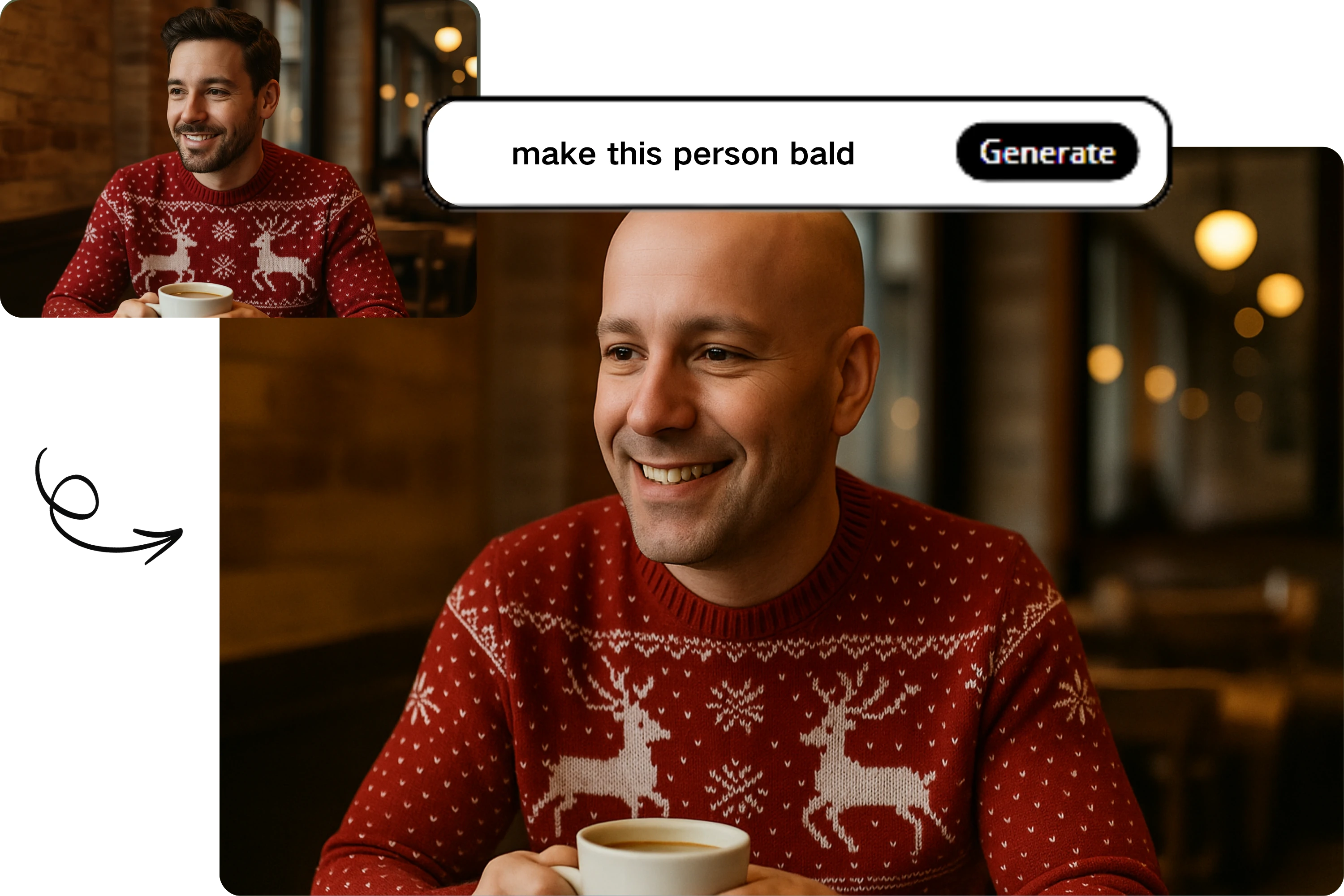 Prank Friends with Playful Bald Transformations