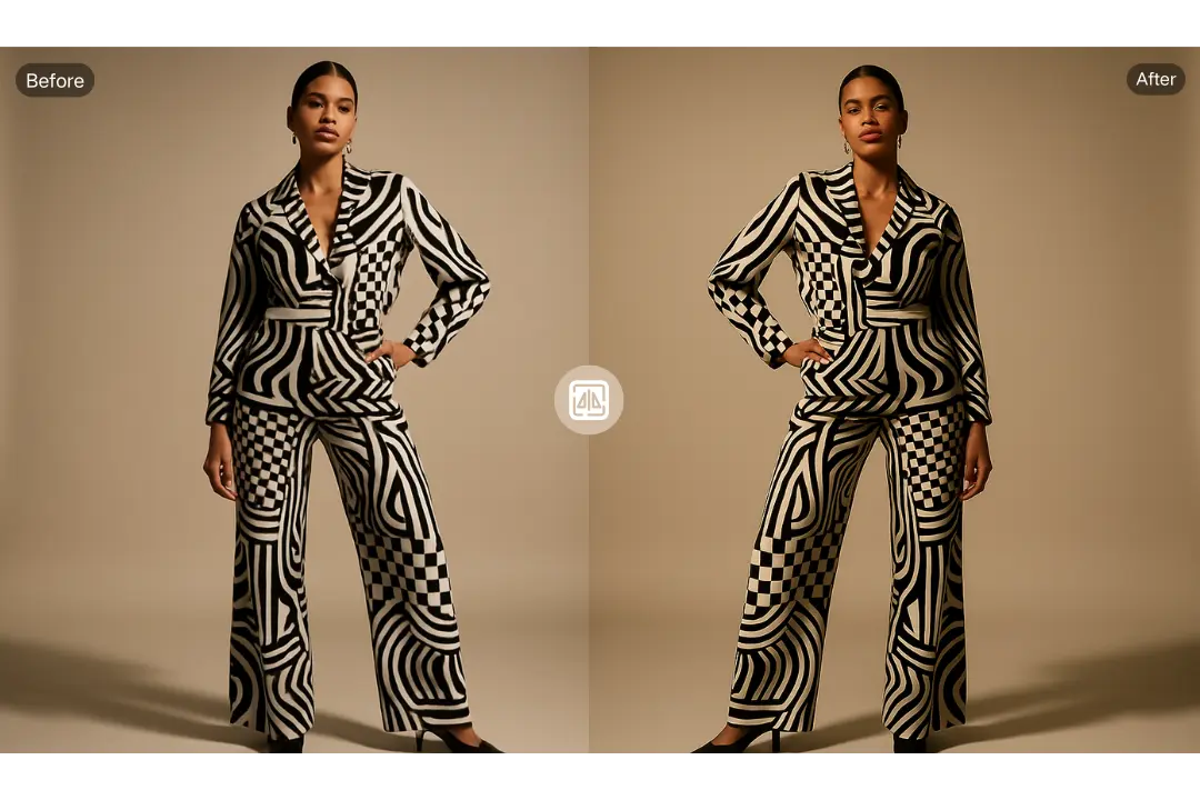 Fashion Lookbook Image Reflection