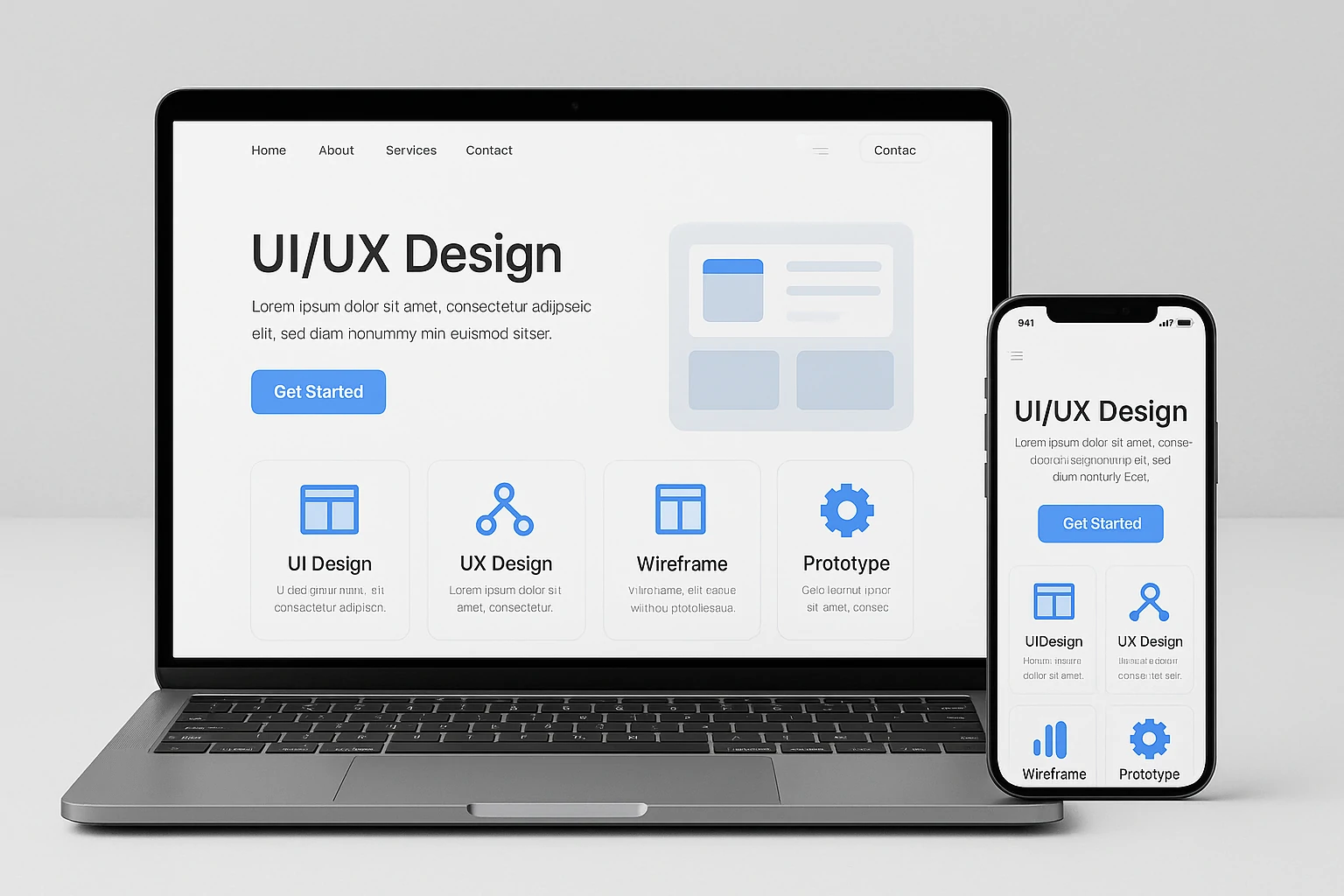 UI/UX Design: Visualizing App/Web Interfaces