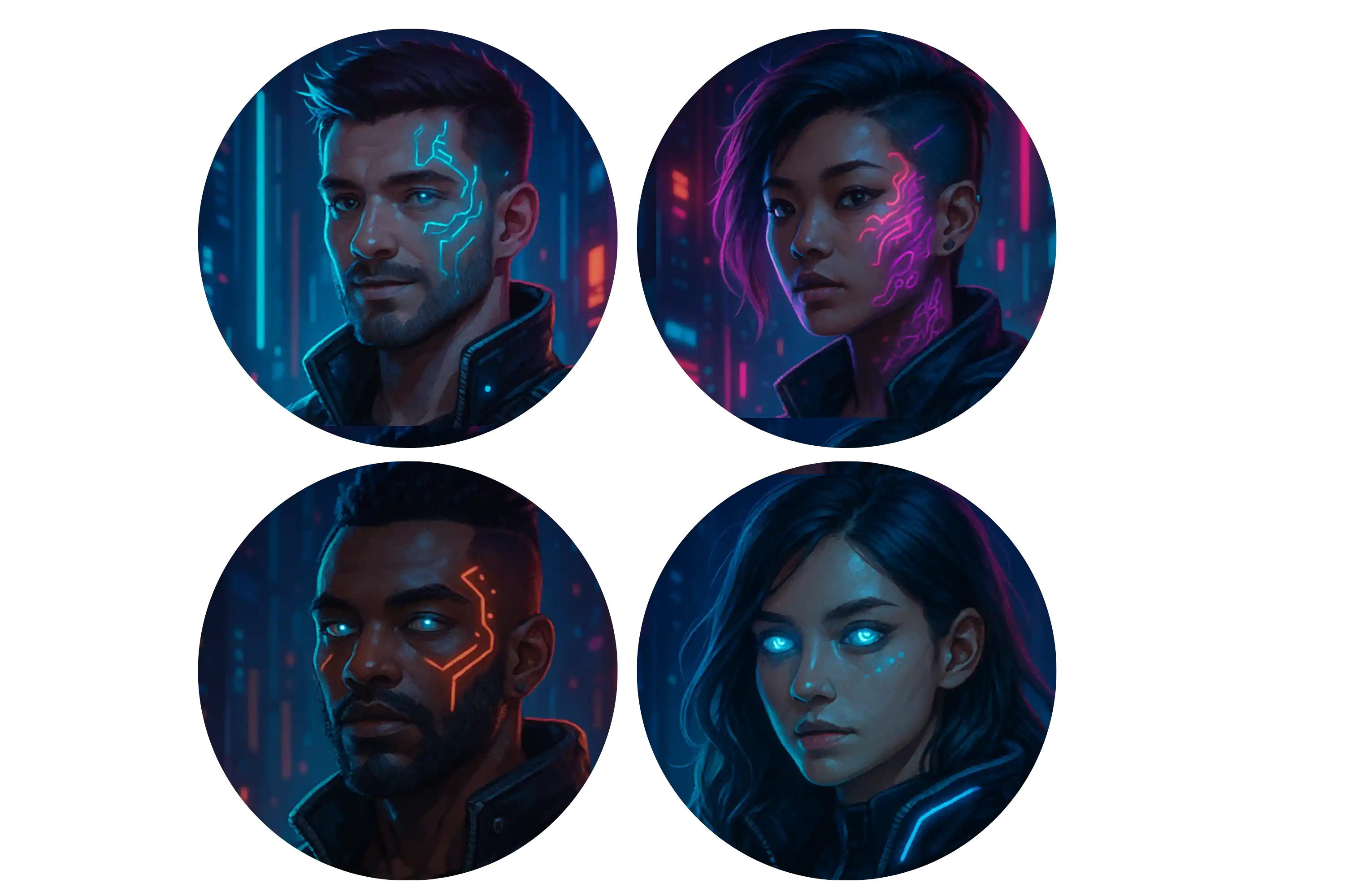 Create Futuristic Avatars with Cyberpunk Portrait Generator