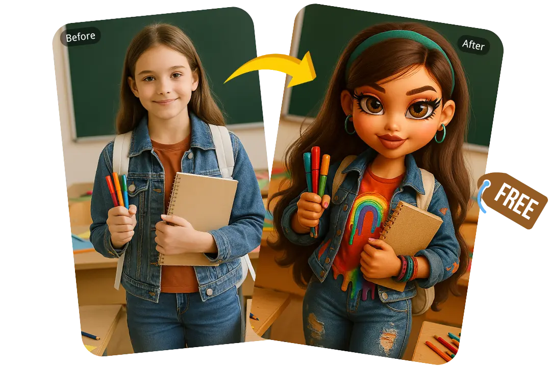 Free Bratz Doll Design for Educational Assignments