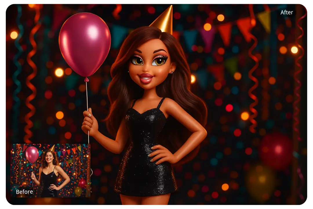 Bratz Doll for Celebration and Gathering Coordination
