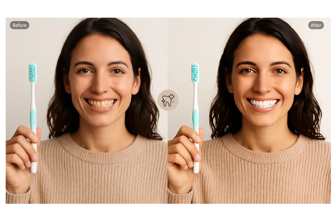 Enhancing Tooth Whitening in E-commerce Product Images