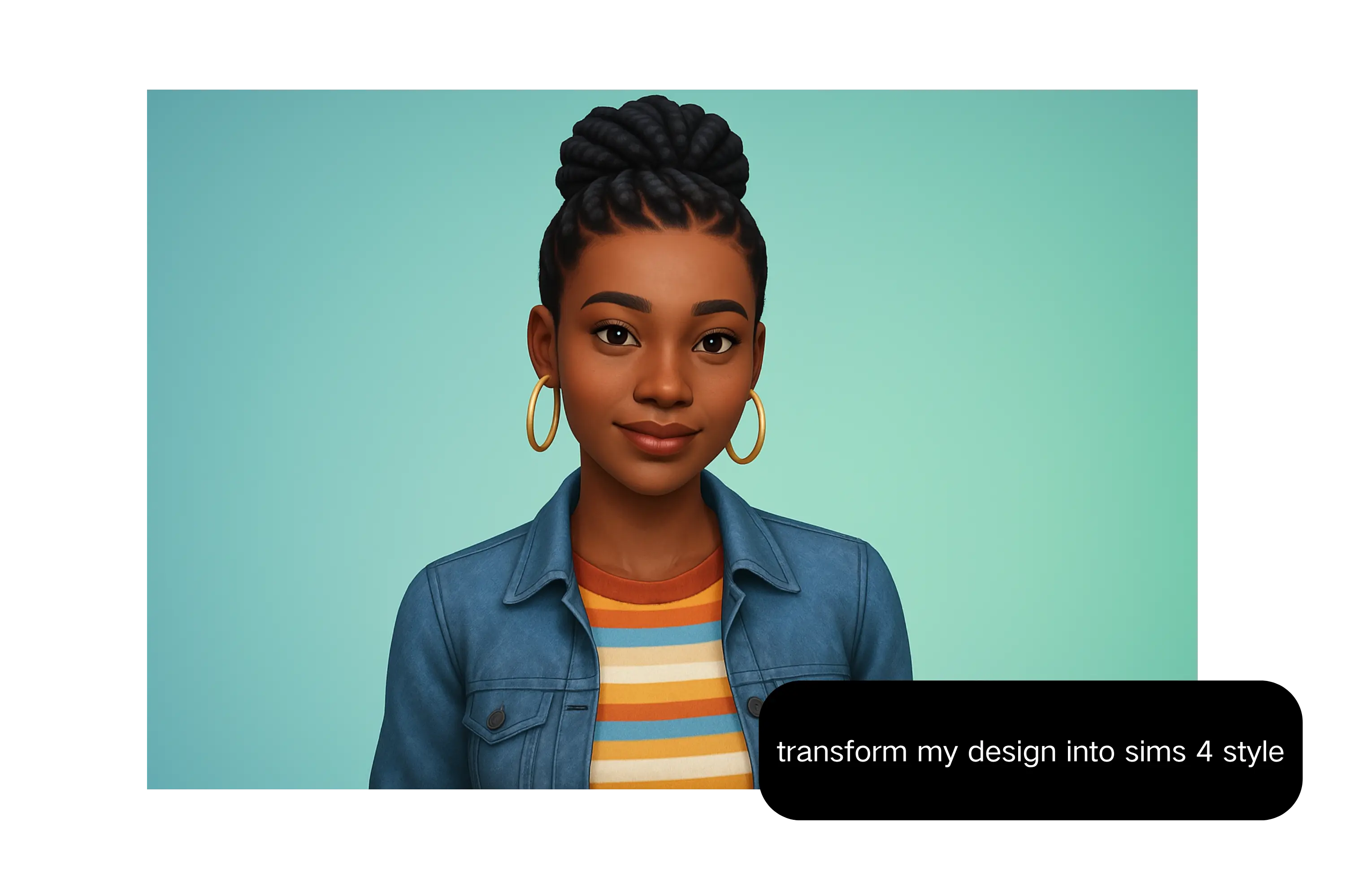 Draw Creative Sparks from AI Sims Filter Creations